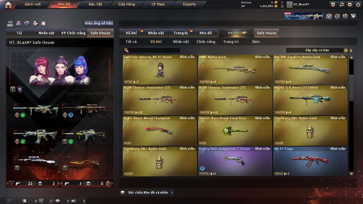 shop acc cf uy tin gia re